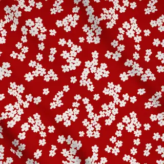 Meterware Blumen Pattern