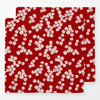 Servietten Blumen Pattern