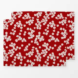 Tischset Blumen Pattern
