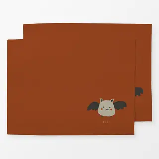Tischset Orangebraun