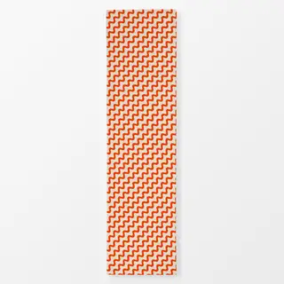Tischläufer Wellenmuster Beige Orange