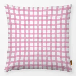 Kissen Karomuster Pink