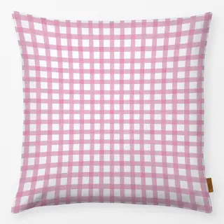 Kissen Karomuster Pink