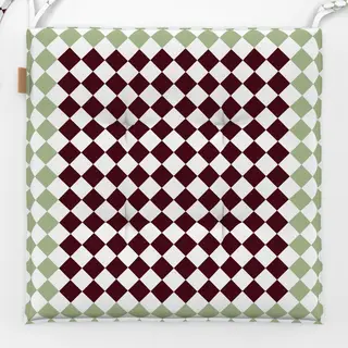 Sitzkissen Mint Bordeaux