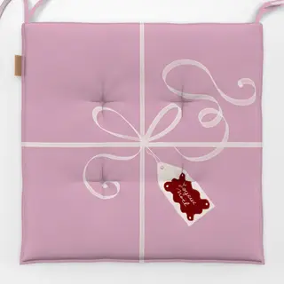 Sitzkissen Geschenk Schleife romantisch Rosa