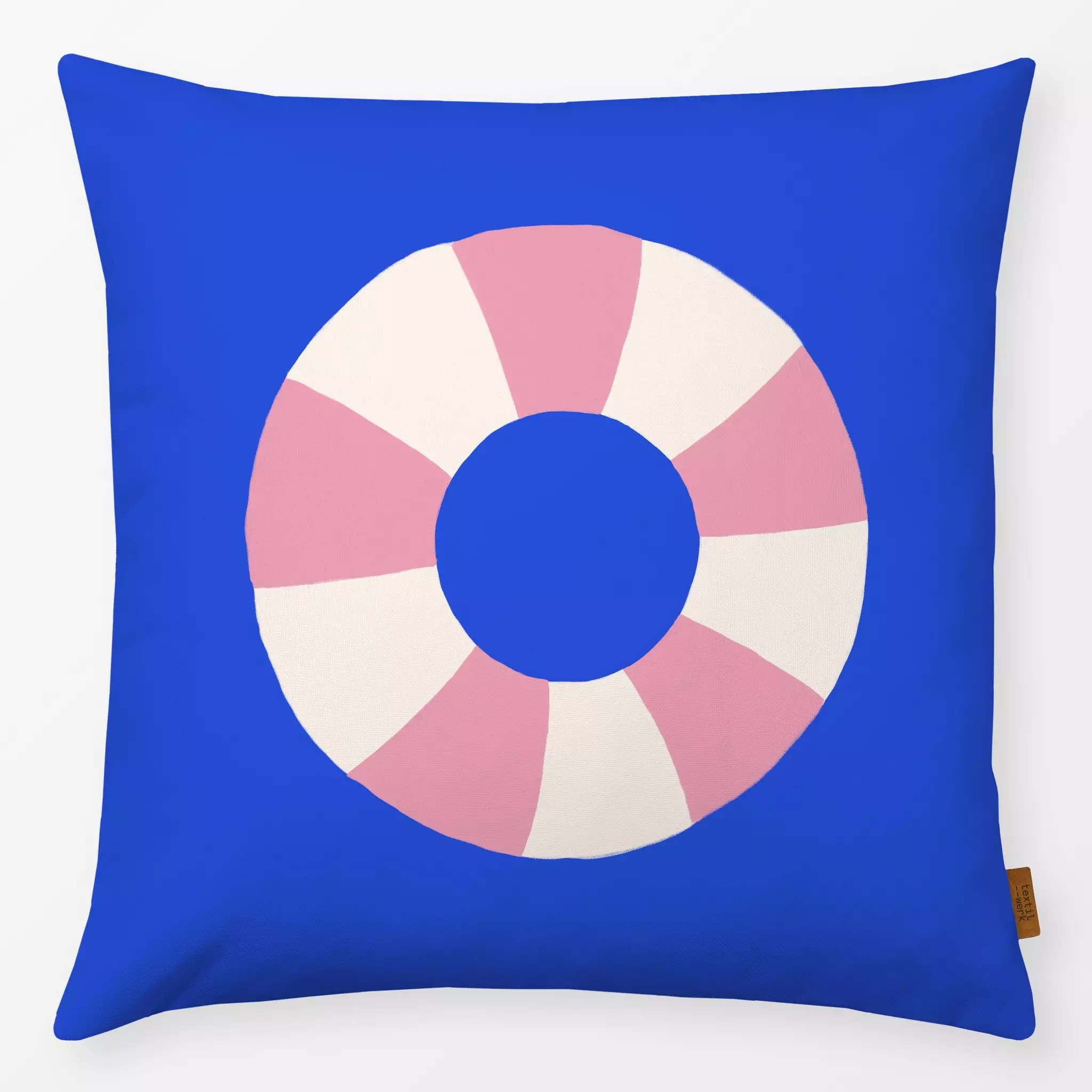 Kissen Kissen Schwimmring Blau Rosa