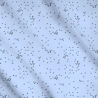 Meterware gestreute Punkte Blau