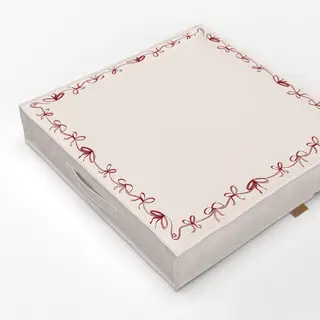 Bodenkissen Beige