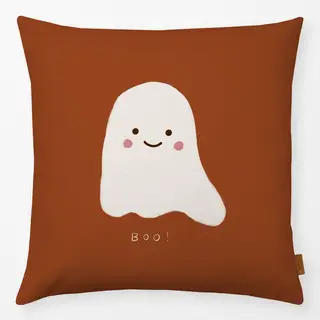 Kissen Orangebraun