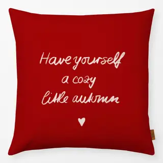 Kissen Cozy Autumn Rot