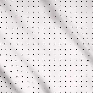 Meterware Polkadots Raster Schwarz