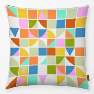 Kissen Fliesen Pattern Bunt