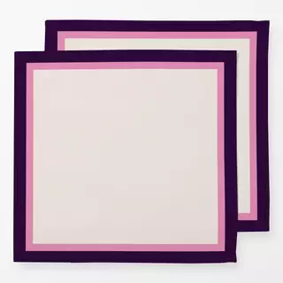 Servietten Rahmen Lila Pink