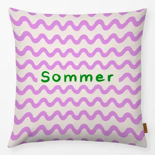 Kissen Sommer Wellen