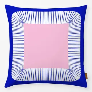 Kissen Bogenrahmen Blau Pink