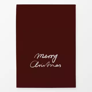 Geschirrtücher Merry Christmas Braun