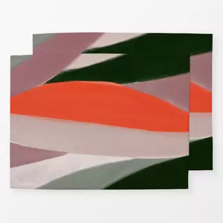 Tischset Urban Jungle Calathea bunt