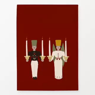 Geschirrtücher Engel und Bergmann Rot