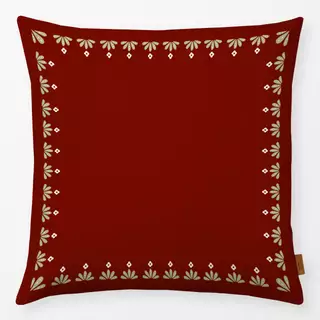 Kissen Folklore Blumen rot