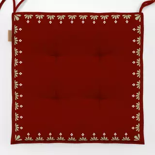 Sitzkissen Folklore Blumen rot