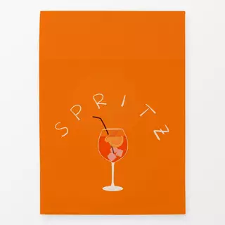 Geschirrtücher Spritz Bogentypo Orange
