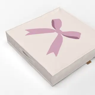 Bodenkissen Beige Rosa