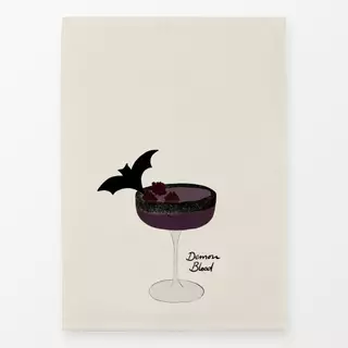 Geschirrtücher Halloween Cocktail Demon
