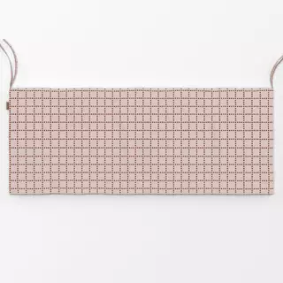 Bankauflage Karo Beige