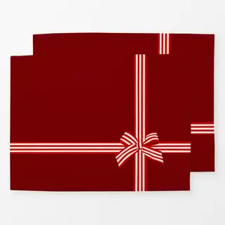 Tischset Rot