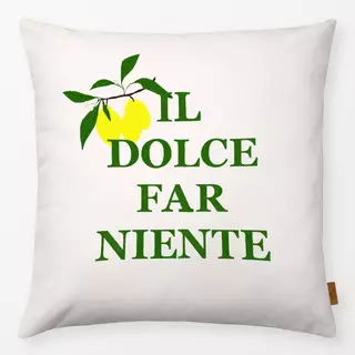 Kissen Il dolce far niente Grün