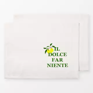 Tischset Il dolce far niente Grün