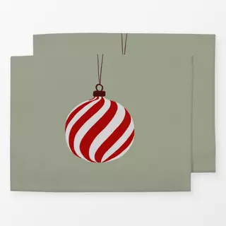 Tischset Weihnachtskugel