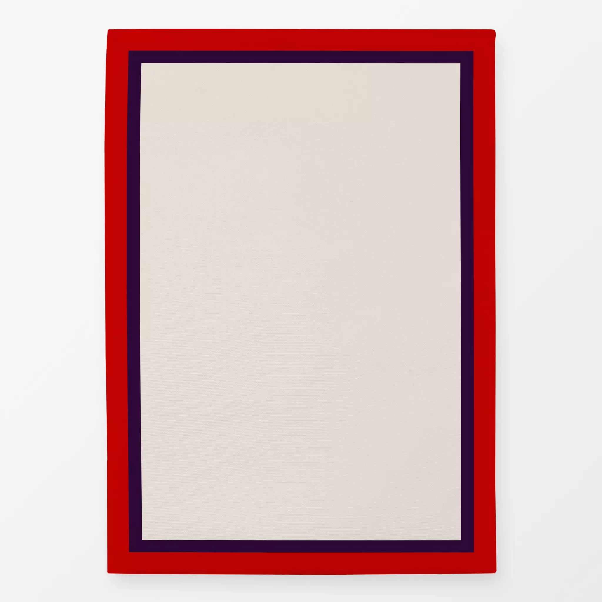 Geschirrtücher Rahmen Rot Lila - Symbole & Muster - von „Sophie Augustin Illustration"; grafisch, colorblocking, Esstisch, T...