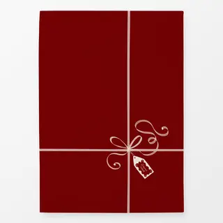 Geschirrtücher Geschenk Schleife romantisch Rot