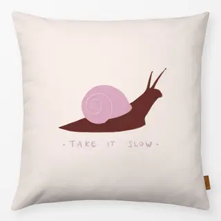 Kissen Schnecke take it slow