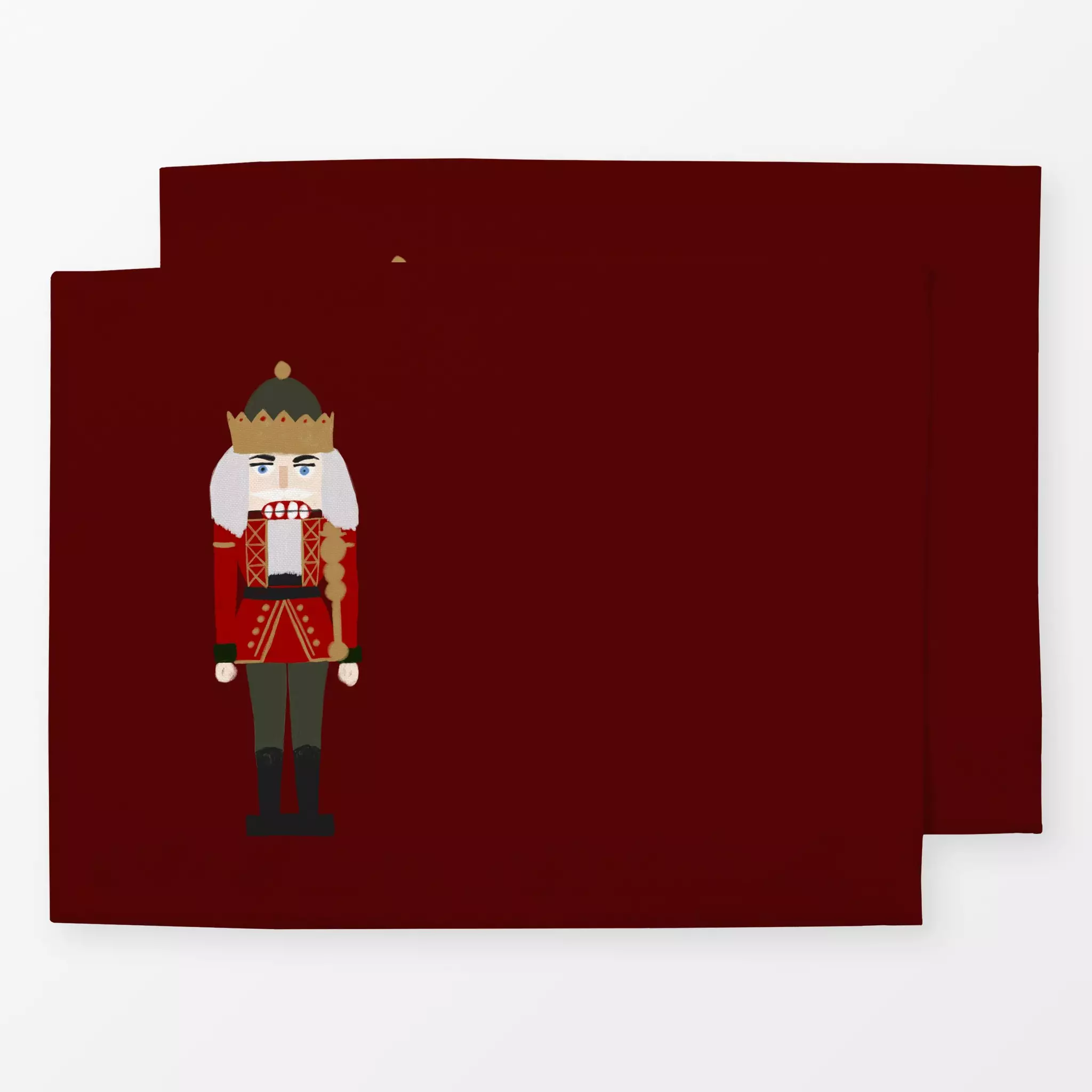 Tischset Nussknacker Rot - Weihnachten, Anlässe - von „Sophie Augustin Illustration"; Illustration, Nussknacker, Weihnachten...