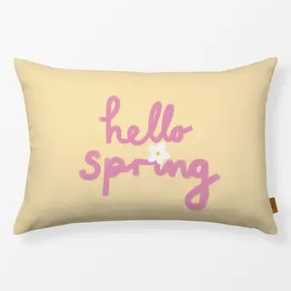 Kissen Hello Spring Butteryellow