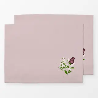 Tischset Schneebeere  Beige
