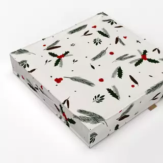 Bodenkissen Zweige Weihnachten