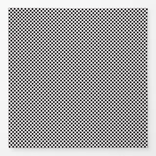 Tischdecke Polkadots Mittel Schwarz