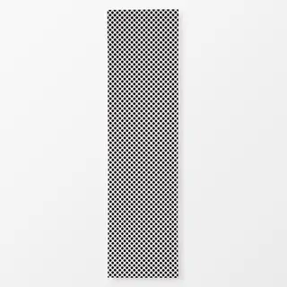 Tischläufer Polkadots Mittel Schwarz
