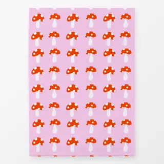 Geschirrtücher Fliegenpilze Pattern Pink