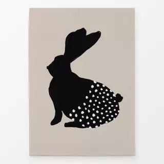 Geschirrtücher Osterhase mit Punkten Beige