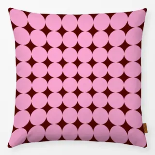 Kissen Punkte groß Pink