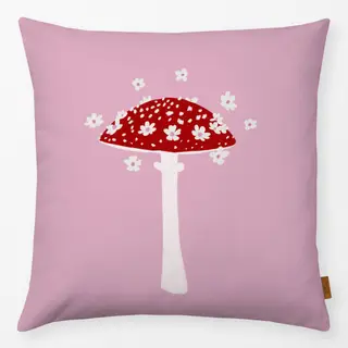 Kissen Fliegenpilz Blumen Rosa