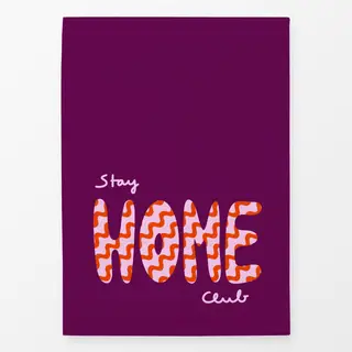 Geschirrtücher Stay Home Club Wellen