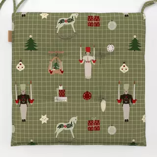 Sitzkissen Weihnachtsmuster