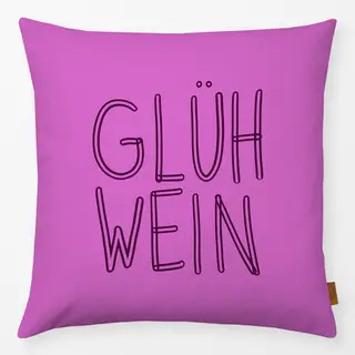 Kissen Glühwein Typo