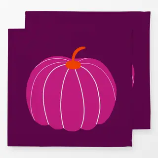 Servietten Kürbis Pink
