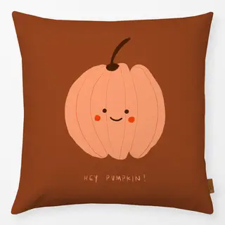 Kissen Orangebraun